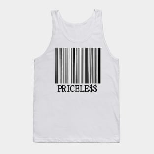 Scan for Priceless Barcode Tank Top